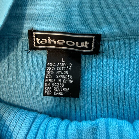 Blue sweater tank - Picture 2 of 3